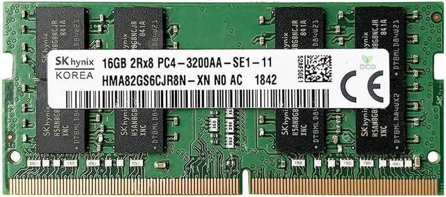 SK Hynix HMA82GS6CJR8N-XN 16GB DDR4 3200 16GB 2Rx8 PC4-3200AA-SE1