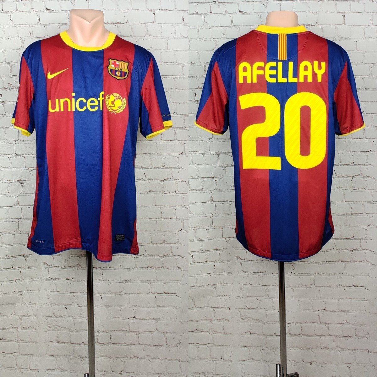Football shirt soccer FC Barcelona Barca Home 2010/2011 Nike