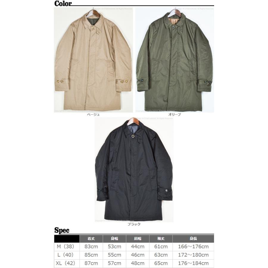 Pherrow's（フェローズ） 中綿キルティング ステンカラーコート PSCC1