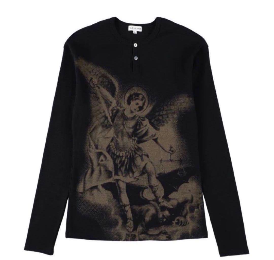 KT4Lさん専用　vallad HENRY NECK L/S Mサイズ V HENRY NECK L/S サイズM VALLAD V HENRY NECK L/S ホワイト iO着用