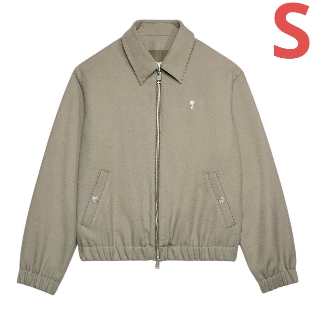 [新品] AMI DE COEUR ジップジャケット S AMI Paris Ami De Coeur ジップアップ ジャケット | グレー | FARFETCH JP