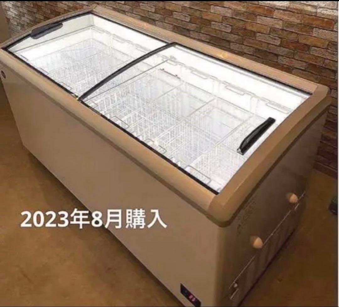 JCMCS‐350L 冷凍ショーケース　ラウンド扉　LED付 1204133526_61aaf00ec7cbe.jpg