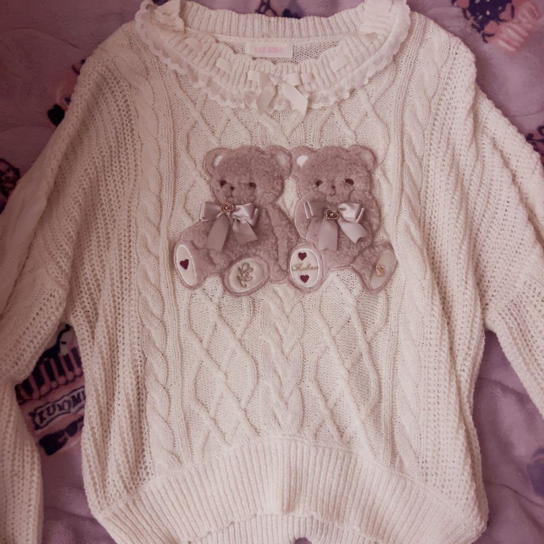 LIZLISA ニット レイヤード風肩あきニット ｜ LIZ LISA（リズリサ）公式通販 ｜ Tokyo